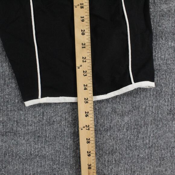 Rujuta Sheth Pants Women XXL Etta Wide Leg Crop Black Linen Blend Quiet Luxury - Picture 11 of 15